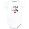 image:imageHudson Baby Baby Girls 3pc Cotton BodysuitsGirl Daddy Red Black