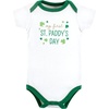 image:imageHudson Baby Baby Girls 3pc Cotton BodysuitsGirl First Valentine Easter