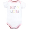 image:imageHudson Baby Baby Girls 3pc Cotton BodysuitsHappy Easter
