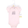 image:imageHudson Baby Baby Girls 3pc Cotton BodysuitsHoney Bunny Flower