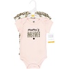 image:imageHudson Baby Baby Girls 3pc Cotton BodysuitsLeopard Hearts