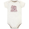 image:imageHudson Baby Baby Girls 3pc Cotton BodysuitsLittle Love Flowers