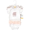 image:imageHudson Baby Baby Girls 3pc Cotton BodysuitsLove Rainbow Tutu