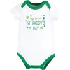 image:imageHudson Baby Baby Girls 3pc Cotton BodysuitsLucky Lady