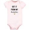 image:imageHudson Baby Baby Girls 3pc Cotton BodysuitsMama Heart