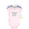 image:imageHudson Baby Baby Girls 3pc Cotton BodysuitsMamas Girl Tiny Flower