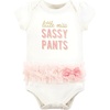 image:imageHudson Baby Baby Girls 3pc Cotton BodysuitsMiss Sassy Pants