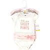 image:imageHudson Baby Baby Girls 3pc Cotton BodysuitsMiss Sassy Pants