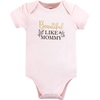 image:imageHudson Baby Baby Girls 3pc Cotton BodysuitsMom Dad Toile