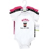 image:imageHudson Baby Baby Girls 3pc Cotton BodysuitsMommy Latte