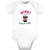image:imageHudson Baby Baby Girls 3pc Cotton BodysuitsMommy Latte