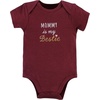 image:imageHudson Baby Baby Girls 3pc Cotton BodysuitsMommy My Bestie
