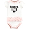 image:imageHudson Baby Baby Girls 3pc Cotton BodysuitsMommys Bestie Leopard Tutu
