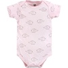 image:imageHudson Baby Baby Girls 3pc Cotton BodysuitsPink Gray Elephant