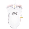 image:imageHudson Baby Baby Girls 3pc Cotton BodysuitsSo Pretty Flower