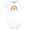 image:imageHudson Baby Baby Girls 3pc Cotton BodysuitsSt Patricks Rainbow