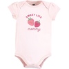 image:imageHudson Baby Baby Girls 3pc Cotton BodysuitsStrawberry Love