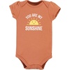 image:imageHudson Baby Baby Girls 3pc Cotton BodysuitsSunshine Rainbows