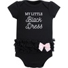 image:imageHudson Baby Baby Girls 3pc Cotton BodysuitsToile Black Dress