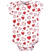 image:imageHudson Baby Baby Girls 3pc Cotton BodysuitsValentine Hearts