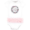 image:imageHudson Baby Baby Girls 3pc Cotton BodysuitsWild Flower Tutu