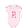 image:imageHudson Baby Baby Girls 3pc Cotton BodysuitsWonderful Floral