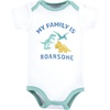 image:imageHudson Baby Cotton Bodysuits Family Dino 912 Months