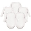 image:imageHudson Baby Basics Unisex Baby Cozy Long Sleeve Bodysuits 5PackFresh White