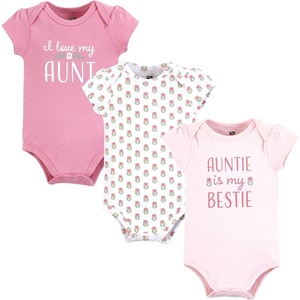 image:imageHudson Baby Baby Girls 3pc Cotton BodysuitsAuntie Bestie