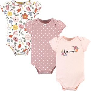 image:imageHudson Baby Baby Girls 3pc Cotton BodysuitsBonita