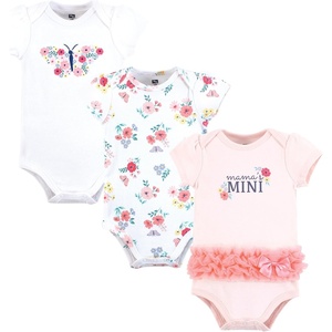 image:imageHudson Baby Baby Girls 3pc Cotton BodysuitsButterfly Floral Tutu
