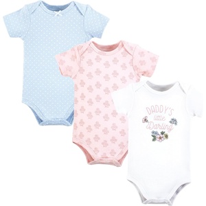 image:imageHudson Baby Baby Girls 3pc Cotton BodysuitsDaddys Little Darling