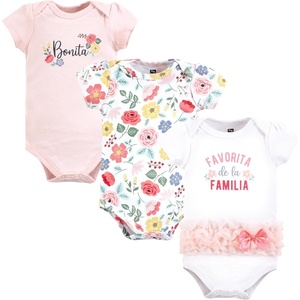 image:imageHudson Baby Baby Girls 3pc Cotton BodysuitsFavorita Botanical Tutu
