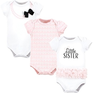 image:imageHudson Baby Baby Girls 3pc Cotton BodysuitsLittle Sister Tutu