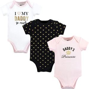 image:imageHudson Baby Baby Girls 3pc Cotton BodysuitsLove Daddys Princess