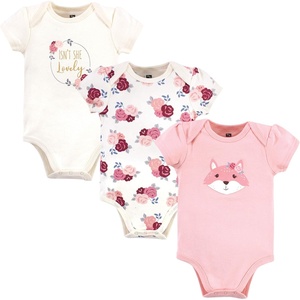 image:imageHudson Baby Baby Girls 3pc Cotton BodysuitsLovely Fox
