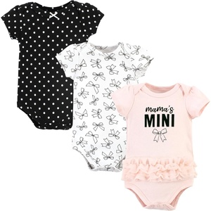 image:imageHudson Baby Baby Girls 3pc Cotton BodysuitsMamas Mini Bows