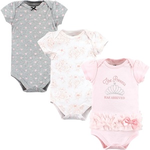 image:imageHudson Baby Baby Girls 3pc Cotton BodysuitsPrincess Arrived Tutu