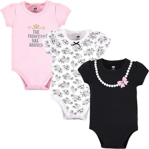 image:imageHudson Baby Baby Girls 3pc Cotton BodysuitsToile