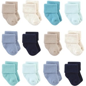 image:imageHudson Baby Basics Unisex Baby Cozy Terry Baby Sock 12PackCoastal Comforts
