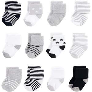 image:imageHudson Baby Basics Unisex Baby Cozy Terry Baby Sock 12PackStellar Night