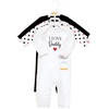 image:imageHudson Baby Unisex Baby Cotton Coveralls GirlDaddy Red Black 1824 Months