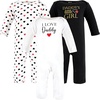 image:imageHudson Baby Unisex Baby Cotton Coveralls GirlDaddy Red Black 1218 Months