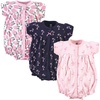 image:imageHudson Baby Unisex Cotton RompersPink Flamingo