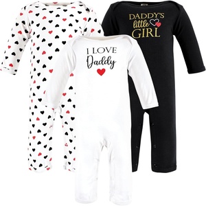image:imageHudson Baby Unisex Baby Cotton Coveralls GirlDaddy Red Black 912 Months