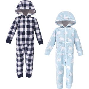 image:imageHudson Baby Unisex Baby Fleece Jumpsuits Coveralls and PlaysuitsPolar Bear Toddler