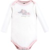 image:imageHudson Baby Unisex Baby Cotton Layette SetPink Gray Elephant