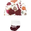 image:imageHudson Baby Unisex Thermal Layette Set 4pcAcorn Botanical Short Sleeve
