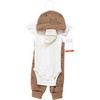 image:imageHudson Baby Unisex Thermal Layette Set 4pcBear Short Sleeve
