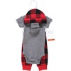image:imageHudson Baby Unisex Thermal Layette Set 4pcBuffalo Plaid Short Sleeve